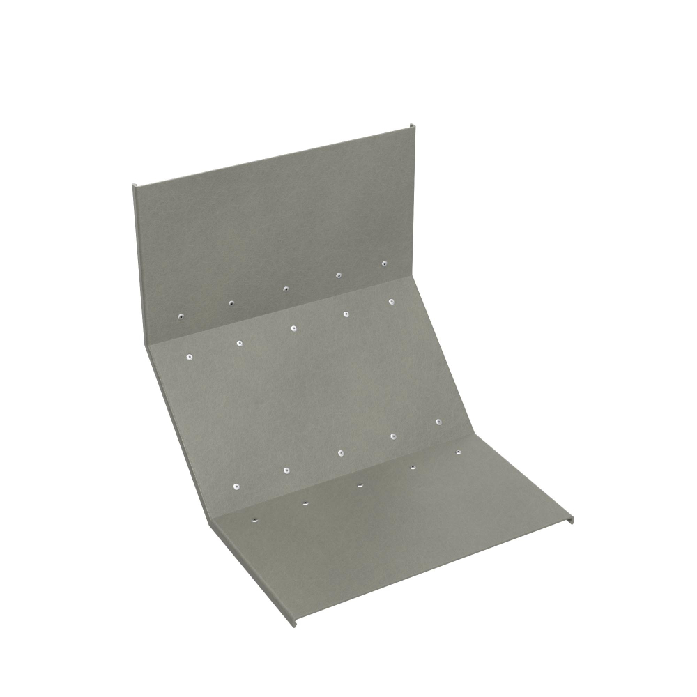 Крышка на угол вертикальный внутренний 90°   100x100,стеклопластик