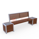 Скамейка Бонжур с 2 цветочницами