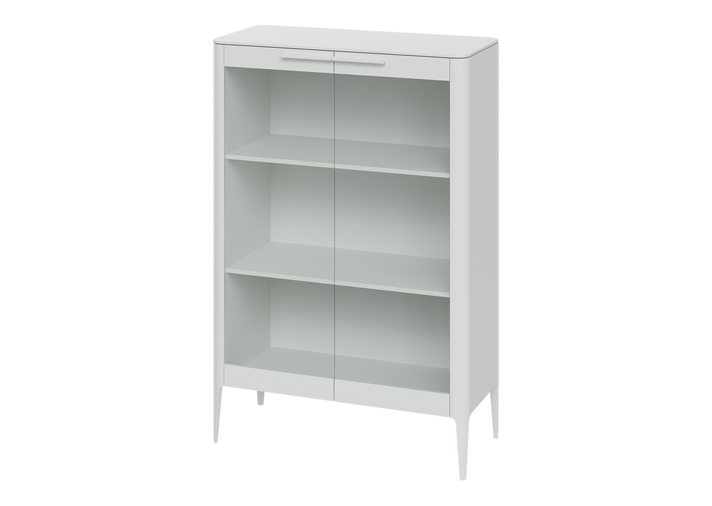 Витрина Type стеклянная высота 150 см (белый)