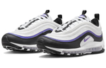 Nike Air Max 97 "Action Grape" shock absorption, non-slip and wear-resistant low-cut sports casual shoes men's black and white purple