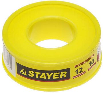 STAYER 0.075 мм х 12 мм х 10 м, 0.40 г/см3, ФУМ лента (12360-12-040)