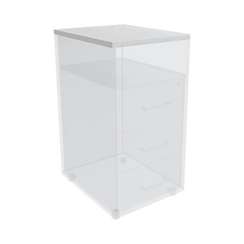 Топ на тумбу ТП50 Континент-Pro КТП40-50 Ясень Анкор белый 400х500х22