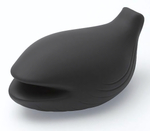 Вибромассажер в виде китенка IROHA YORU (Цвет: черный)