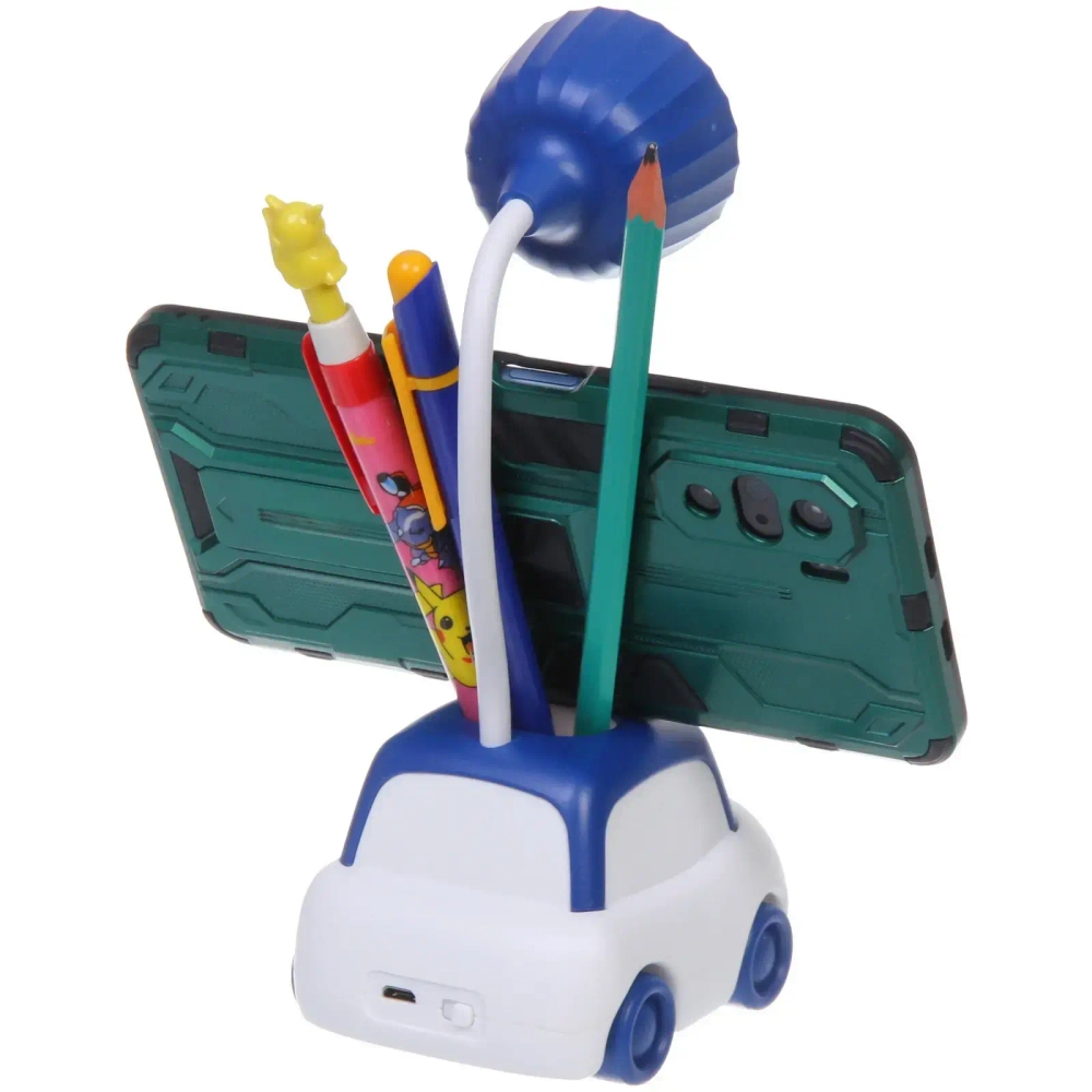 Настольная лампа «Sweet - Машинка» 9.5*7.5*21 см LED, USB 3w 5v, Синий