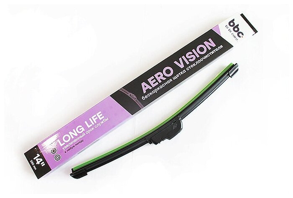 ЩЕТКА СТЕКЛООЧИСТИТЕЛЯ BIBICARE БЕСКАРКАСНАЯ 350ММ 4901