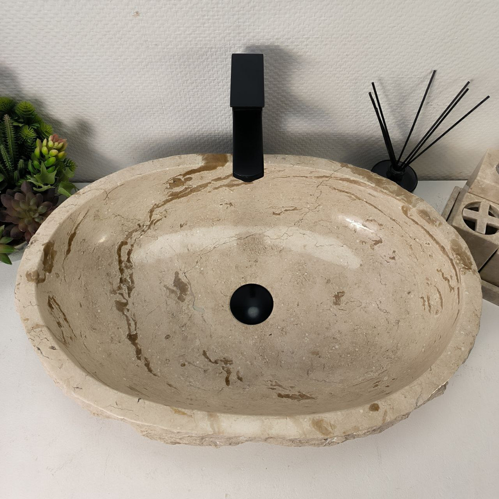 Раковина из мрамора Erozy Cream EM-64959 61*41*15 0874