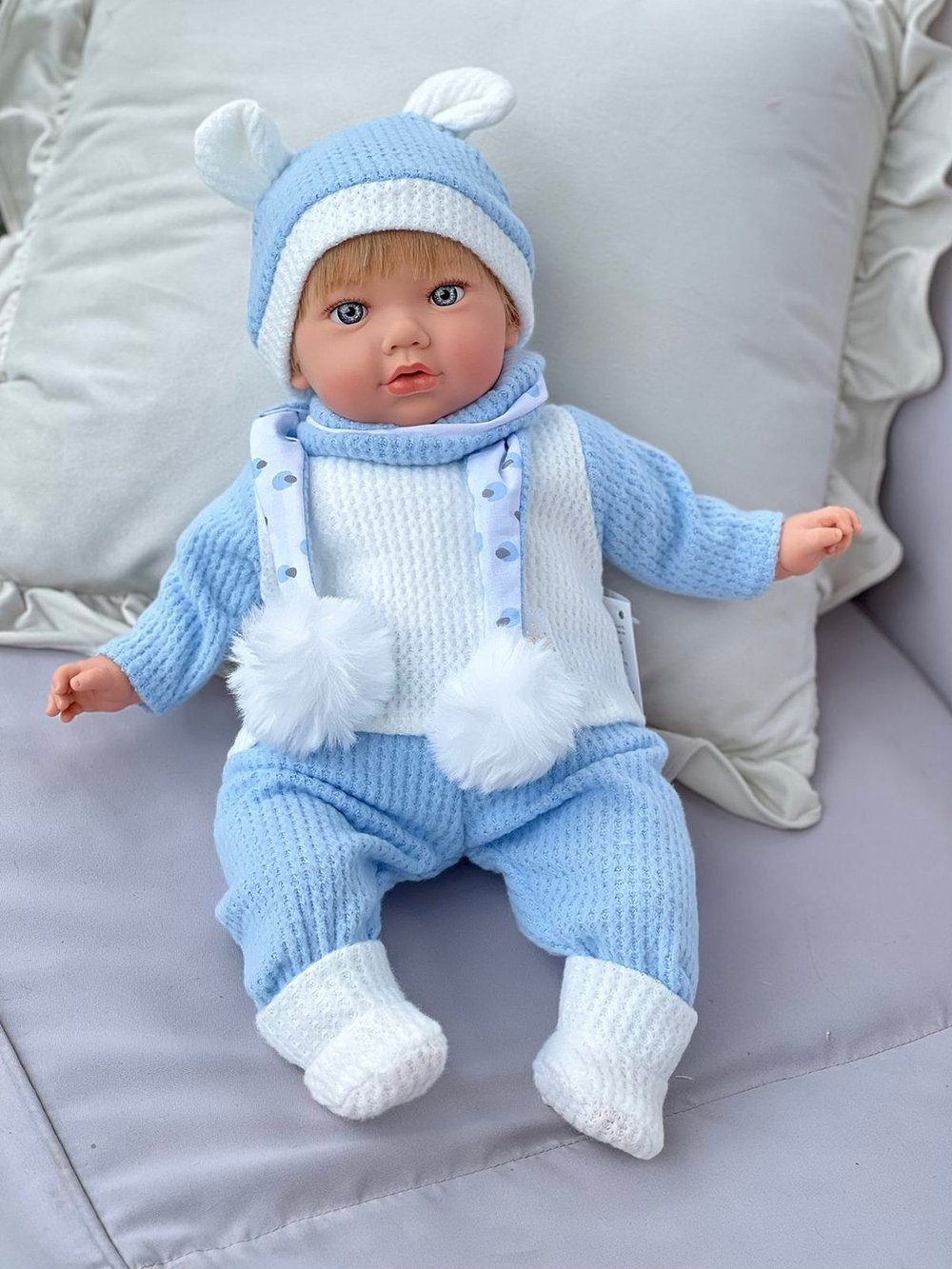 Кукла Marina and Pau 45 cм TEO мягконабивная в пакете (M790K)