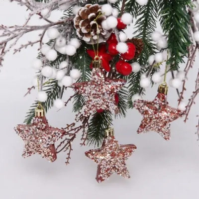 Набор украшений SHINE «Starlight» 6 см (4 шт.), copper