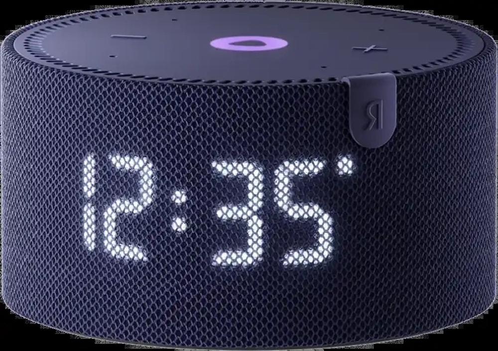 Умная колонка Яндекс Станция Мини с часами YNDX-00020B, Синий сапфир