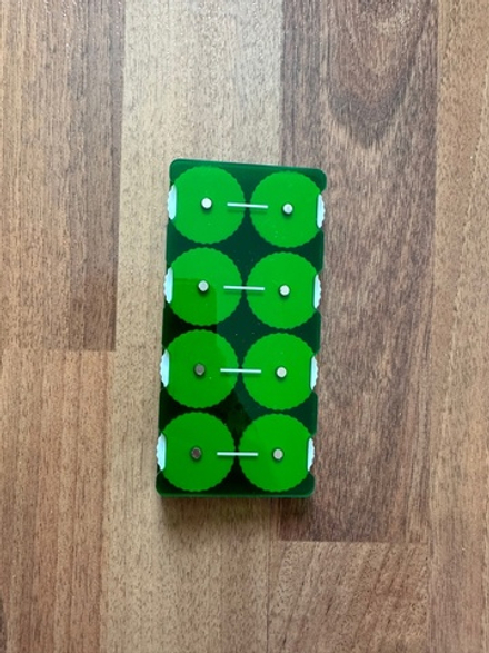 Big Counters Fraction Design. Green