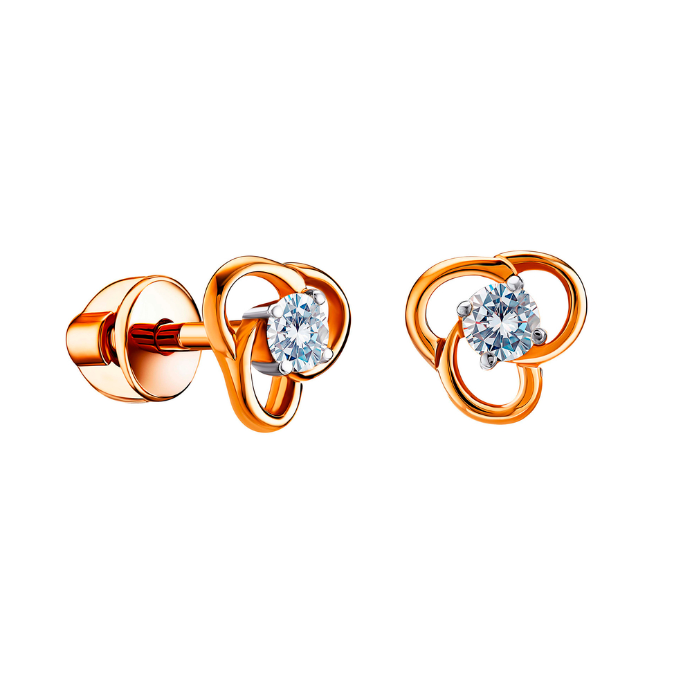 Серьги из золота 585 пробы
