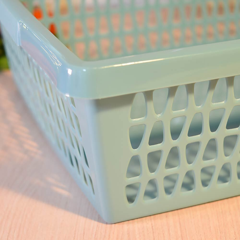 Корзина для хранения "Велетта" 38*28*11см, бирюзовая