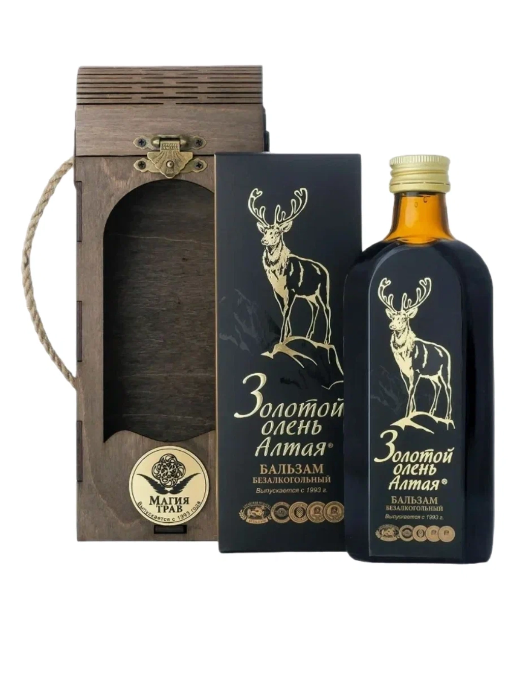 Бальзам "Золотой олень Алтая" в подарочной упаковке. "МАГИЯ ТРАВ". 250мл.