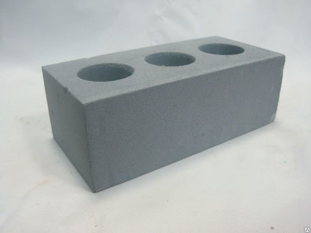 Кирпич силикатный серый (мраморный)  пустотелый М-150 (336шт/у) Бор