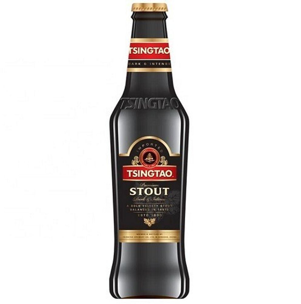 Пиво Циндао Стаут / Tsingtao Stout 0.33 - стекло