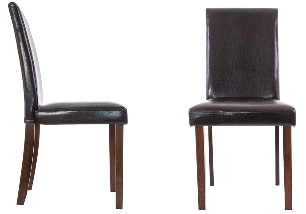 Стул Gross dirty oak / dark brown