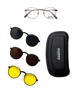 Оправа для очков с магнитными накладками 4в1