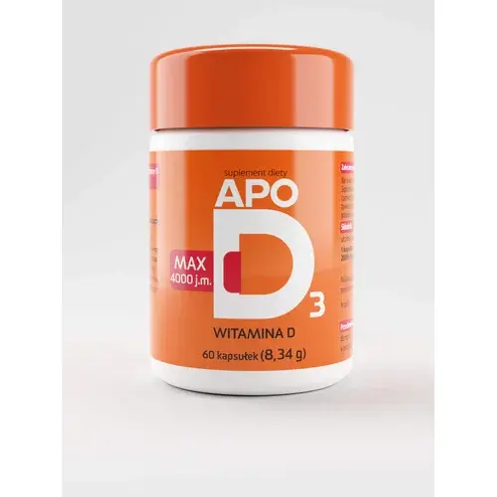 ApoD3 Max Витамин D3 4000 МЕ. - 60 капсул