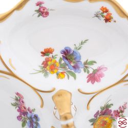 Менажница Queen's Crown Мейсенский букет 24см