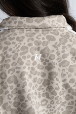 Свитшот Half-Zip Leopard Sweatshirt PRIMAL 866 Кремовый леопард