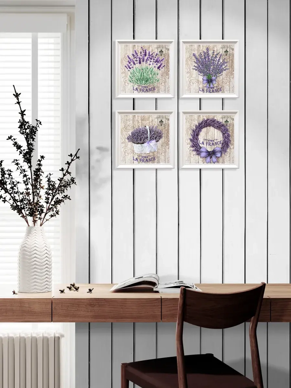 Картины на стену интерьерные на холсте 4 шт