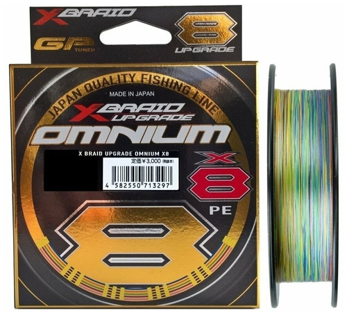 Плетеный шнур YGK X-BRAID Upgrade OMNIUM X8 #1,5 200m Multi Color 713358