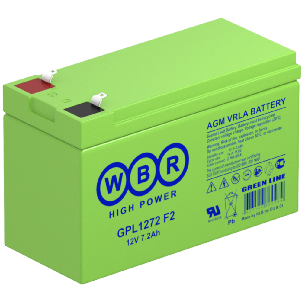 Аккумулятор WBR GPL1272 F2