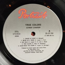 Винтажная виниловая пластинка LP Cyndi Lauper True Colors (Japan 1986) (Obi)