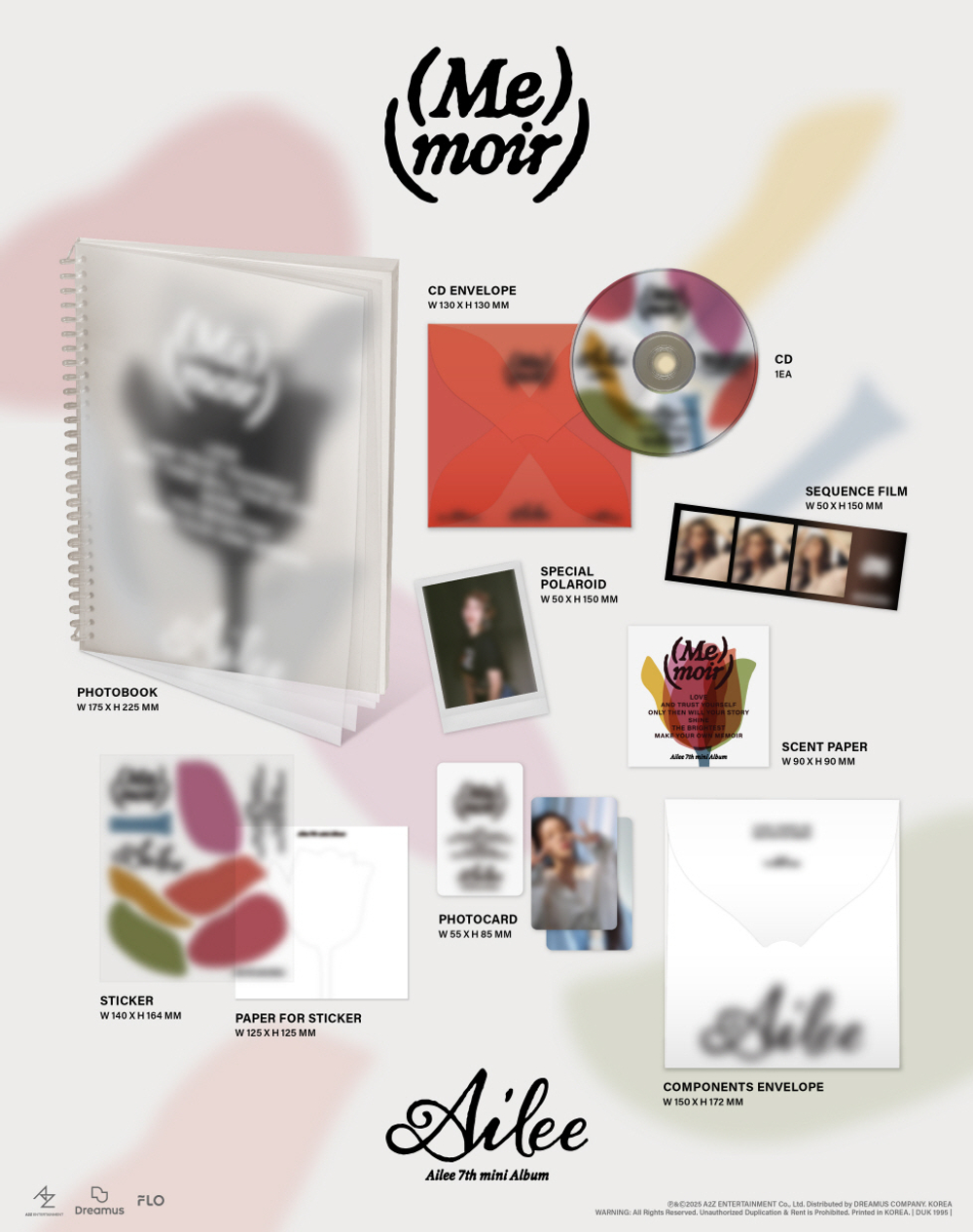 Альбом AILEE - (Me)moir 7th Mini Album