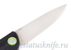 Нож Широгоров F3 Elmax Black Canvas Micarta Green SRBSфотография - 8