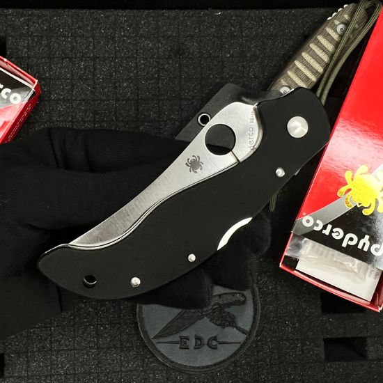 Раритетный складной нож Spyderco PERSIAN FOLDER™ 2 G-10 C132GP