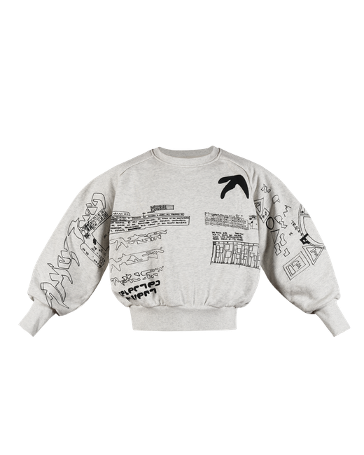 A—SKETCH sweatshirt old grey
