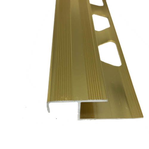 АПZR 12мм "DO-1" 2,7м Золото глянец ZR-об. 20мм на порог анод. алюм.