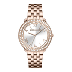 Часы Boccadamo Diva Rosegold White DV005 BW/RG с минеральным стеклом, кристаллами Swarovski