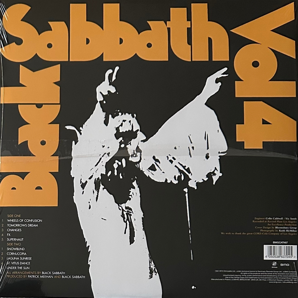 Black Sabbath - Black Sabbath Vol 4 (Польша 2020г.)