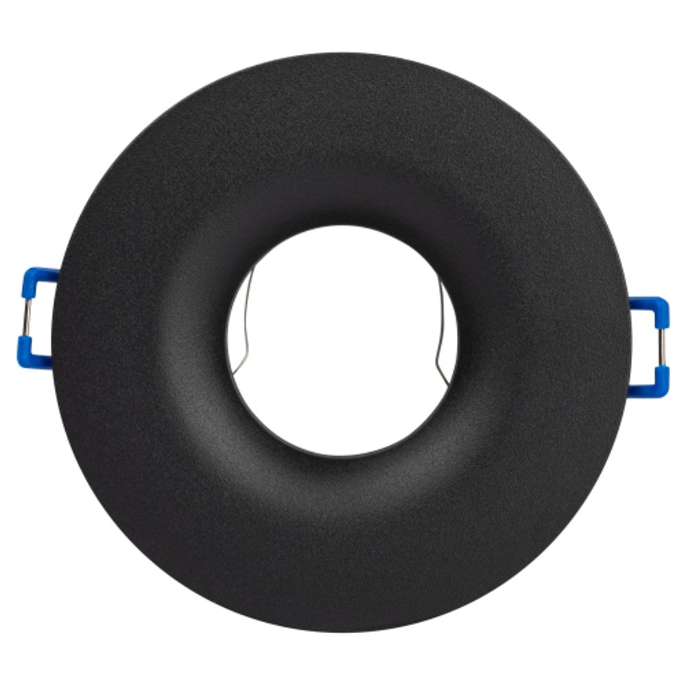 Встраиваемый светильник алюминиевый ЭРА KL105 BK MR16 GU5.3 черный