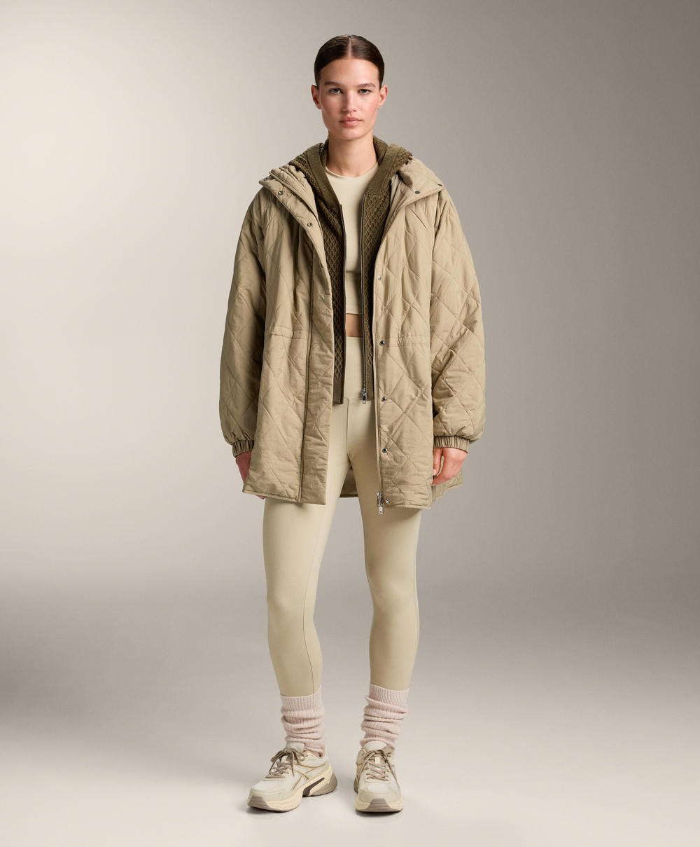 Oysho Куртка с наполнителем FELLEX® с AEROGEL, бежево-зеленый