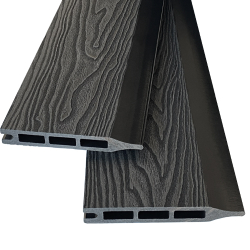 Заборная панель шип-паз EasyDecking Wood-X 146х20х2210 Черное дерево 3D