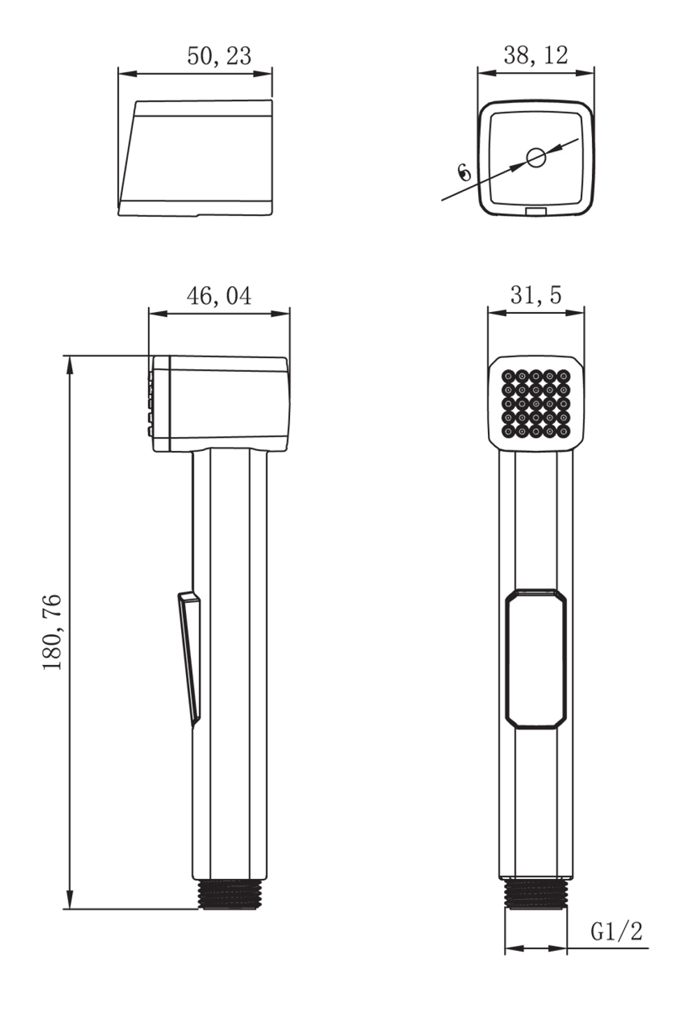Гигиенический душ Lemark LM8076С