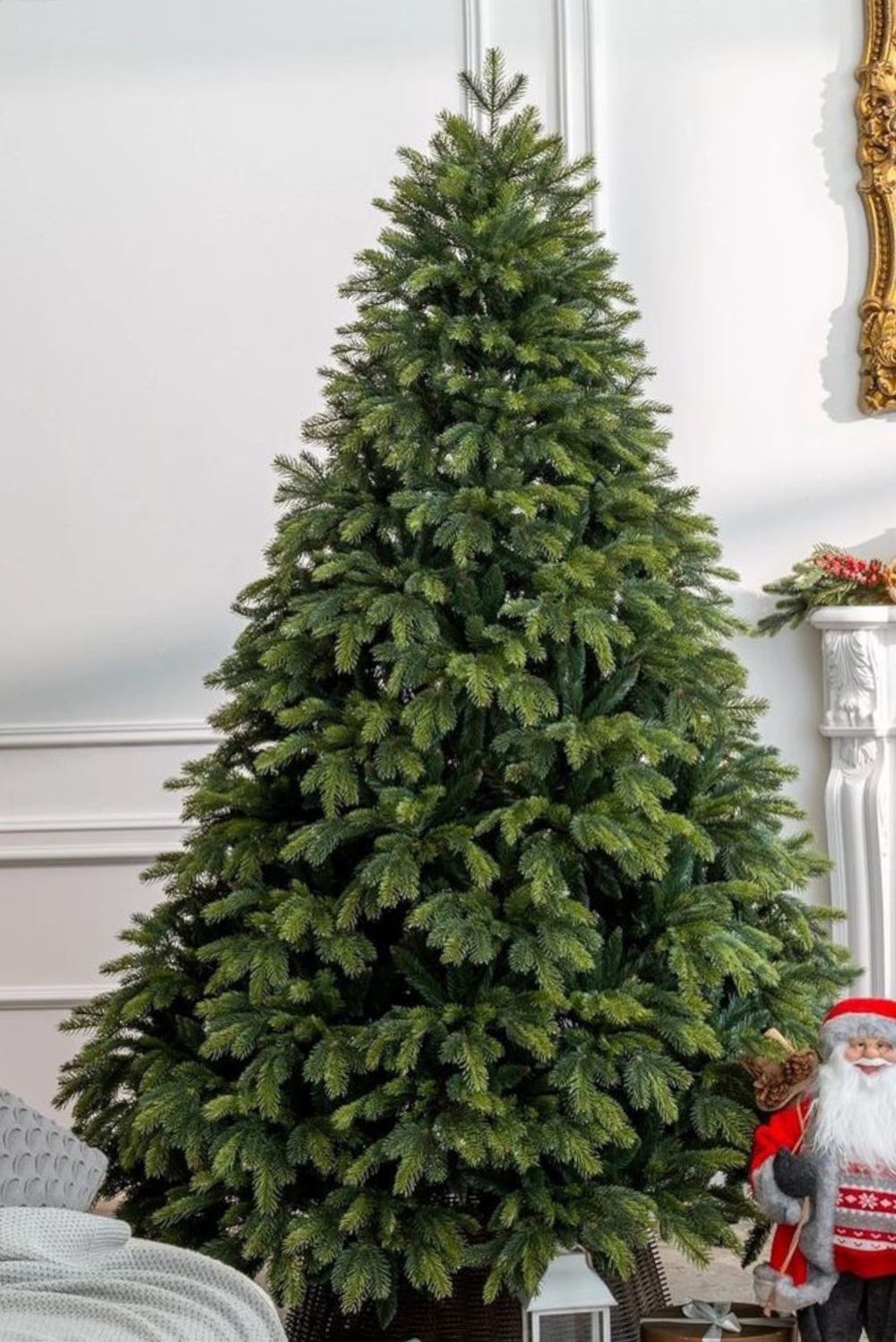 Елка с гирляндой «Богемская» (Литая+пвх) 3 м