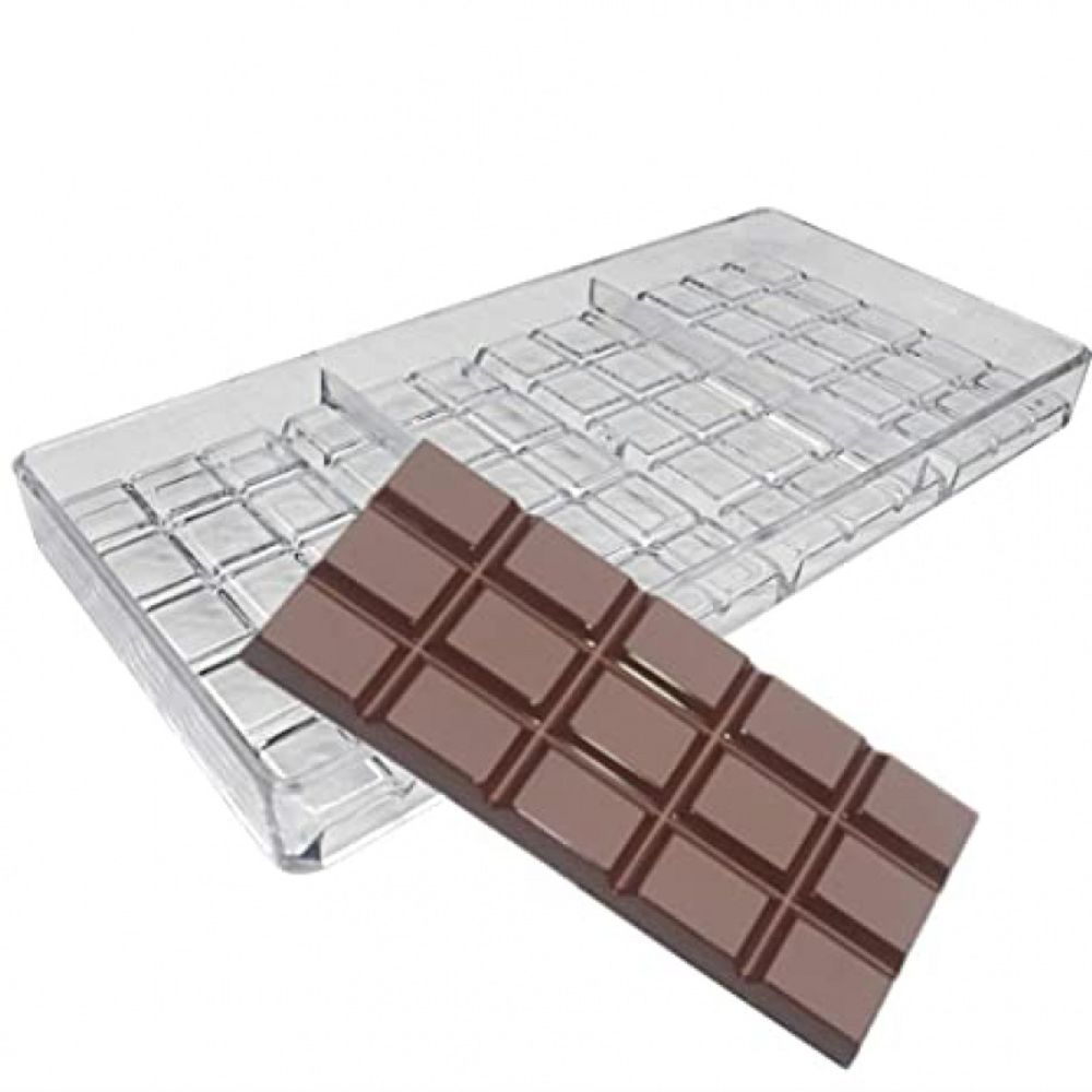 Форма для шоколада поликарбонатная &quot;Плитка&quot;, 60 ячеек