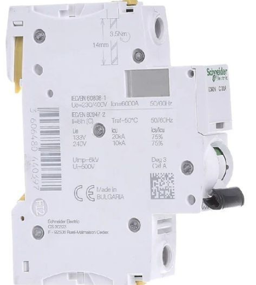 Автоматический выключатель Schneider Electric Acti 9 iC60N (C) 6кА 32 А