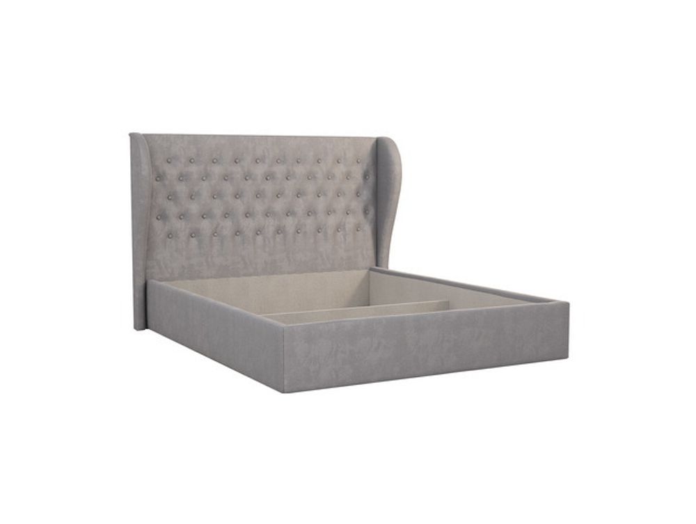 Кровать "Жасмин" с ортопедическим основанием (муссон), велюр, Мебельсон, г. Ижевск