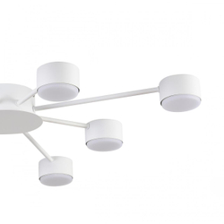 8343/8C COMFI LN26 252 белый, металл Люстра GX53 LED 8*7W 220V TORINA