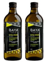 Масло оливковое Baya Extra Virgin холодный отжим 1 л x 2 шт