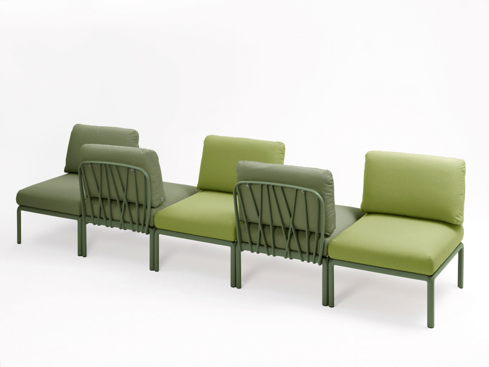 Модуль центральный пластиковый с подушками Komodo Elemento Centrale