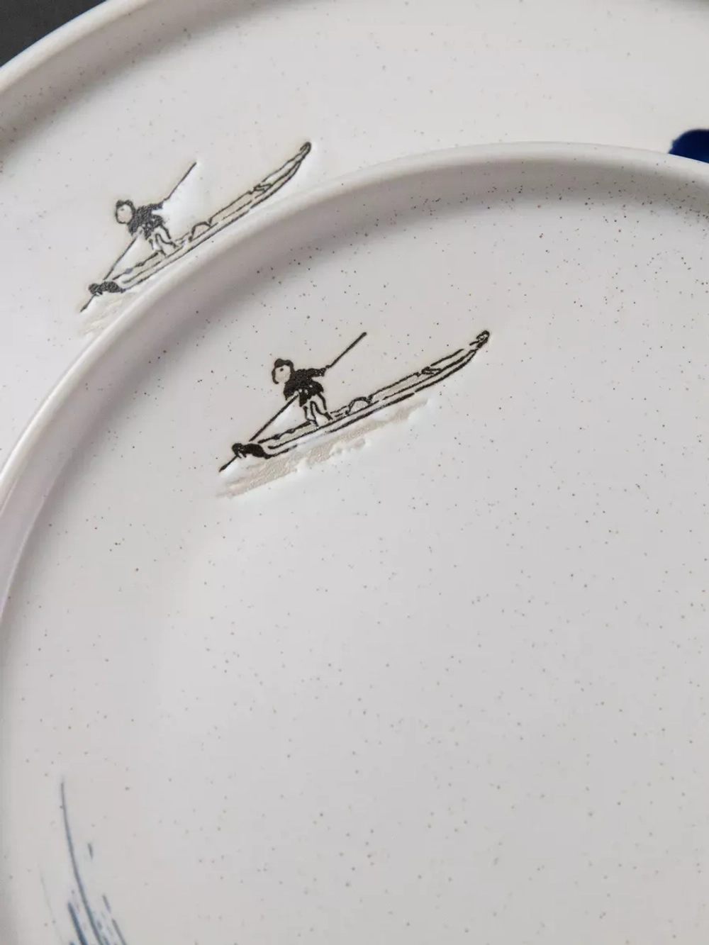 Тарелка с бортиками, Серфер, диаметр 26,3 см - 6 шт.