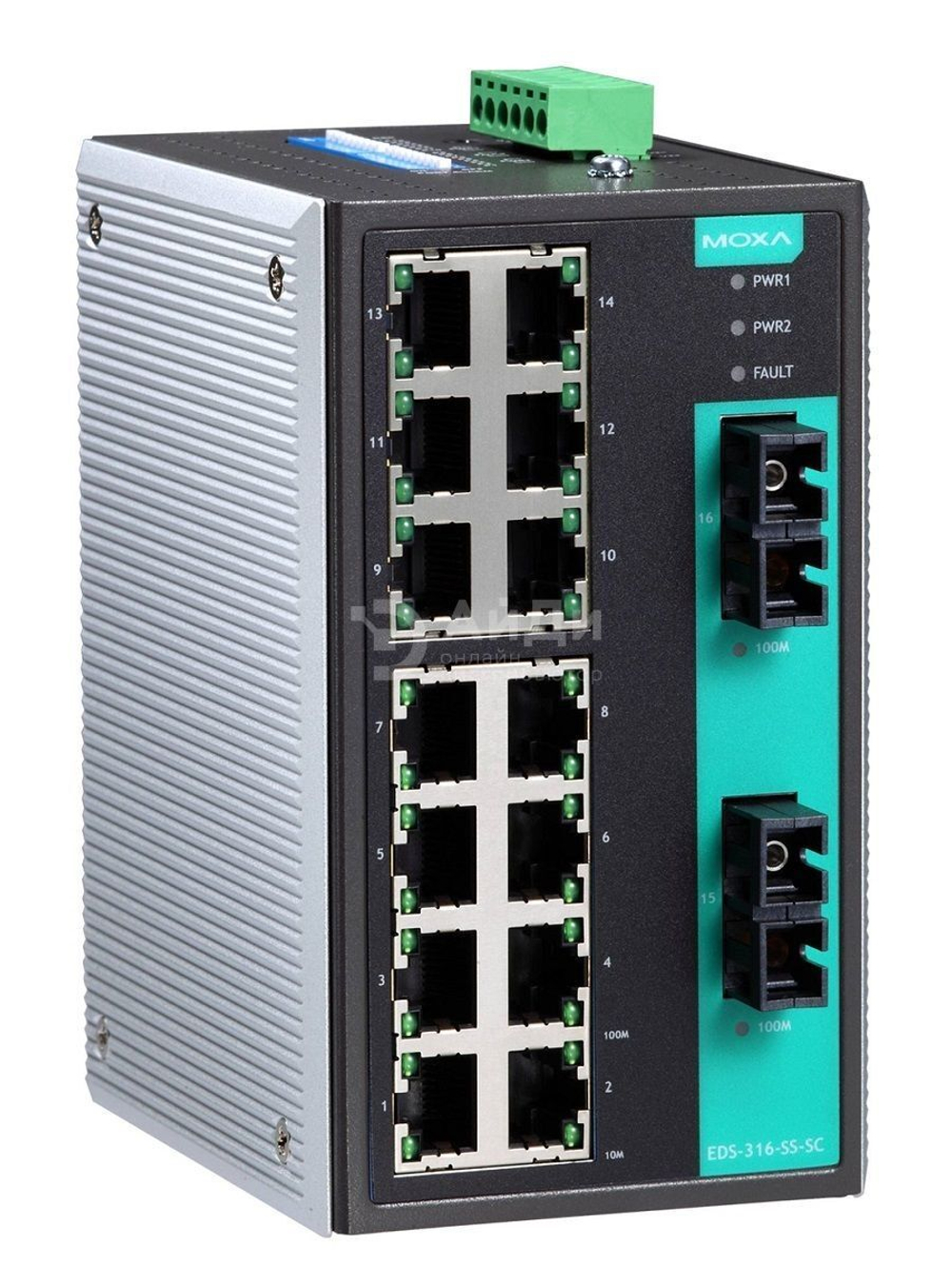 Коммутатор MOXA EDS-316-SS-SC-80