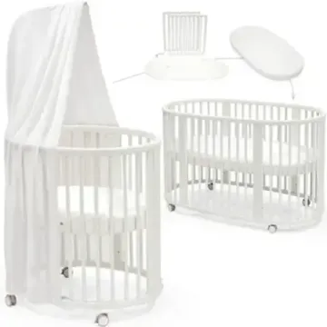 Кроватка STOKKE Sleepi комплект 6 в 1 (White)