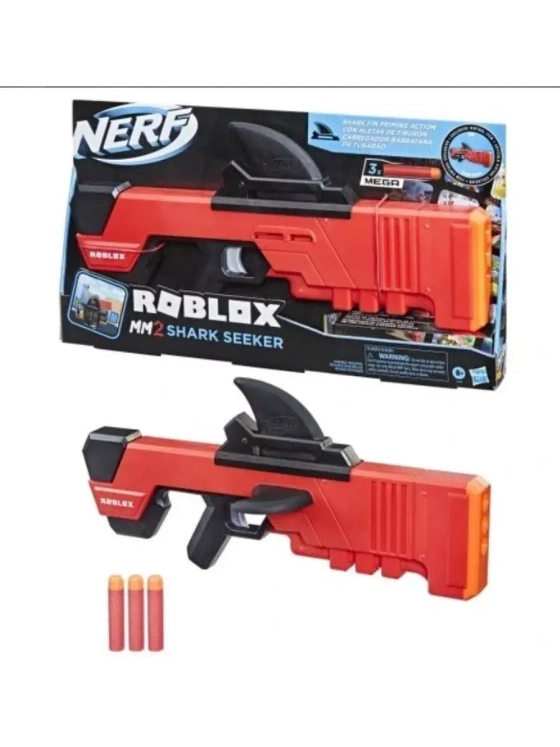 Бластер Нерф Роблокс Roblox MM2 Shark Seeker F2489